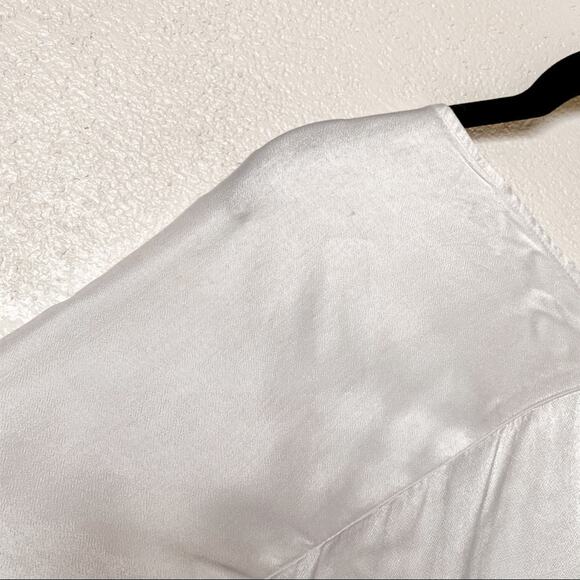 Tina & Jo Short Sleeve Kimono White Top Size Medium - Picture 11 of 14